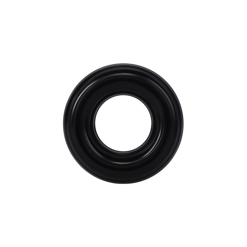 RockSolid by Doc Johnson Cockring The Ribbed Donut 28 mm Noir